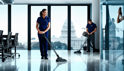 Professional commercial cleaning services in Washington DC by TotalMGT