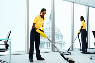 Professional office cleaning services in Washington DC by TotalMGT