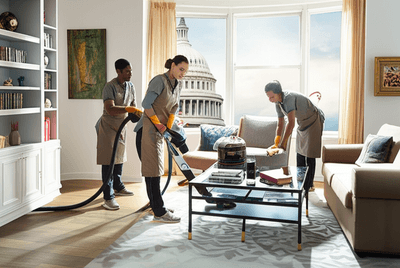 Professional residential cleaning services by TotalMGT