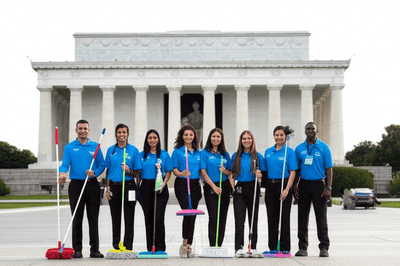 TotalMGT Janitorial Services Team in Washington DC - Professional janitorial company serving Capitol, Georgetown, and all DC neighborhoods since 2016